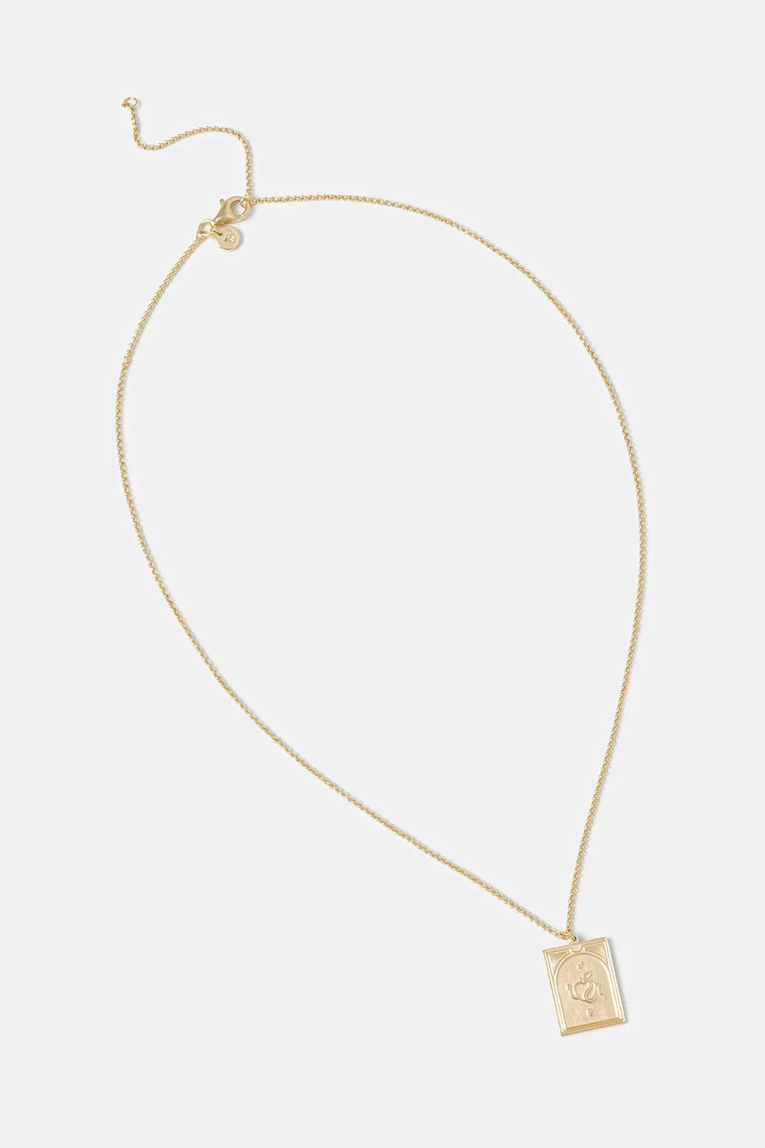 Tom Wood  Pozlacený stříbrný náhrdelník  Tarot Lovers Pendant Gold