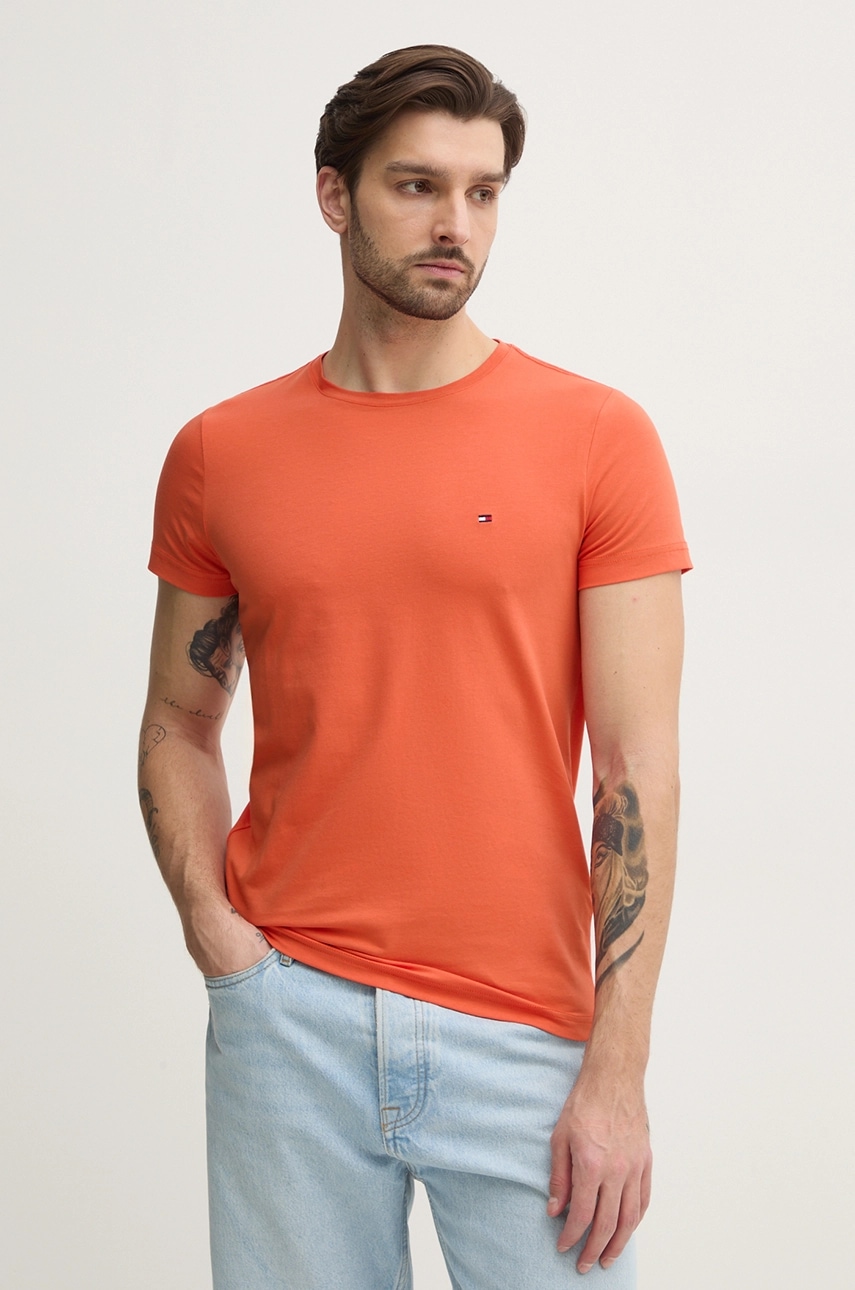 Tommy Hilfiger  basic tričko pánské bavlněné s elastanem