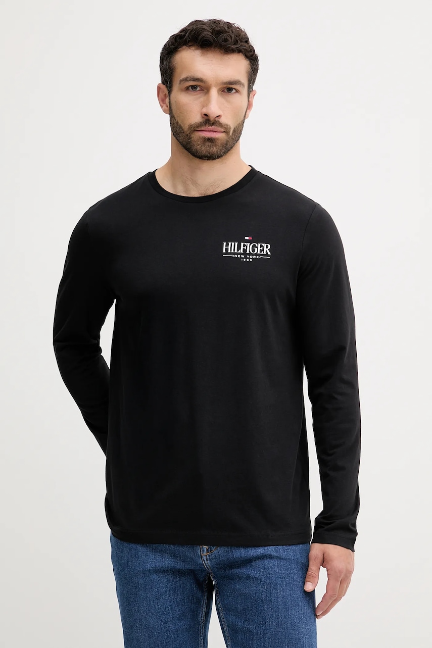 Tommy Hilfiger  Bavlněné tričko s dlouhým rukávem