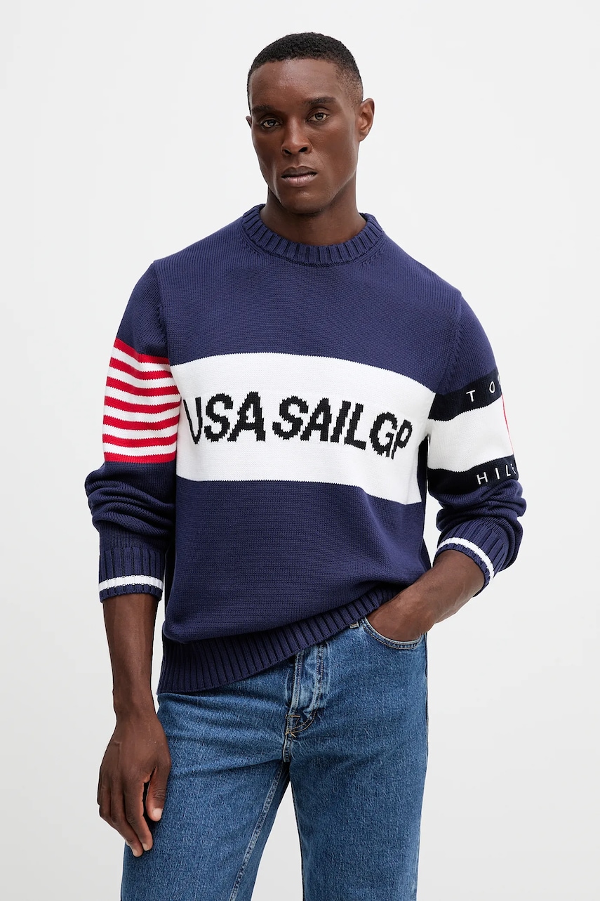 Tommy Hilfiger  Bavlněný svetr  x SAIL GP