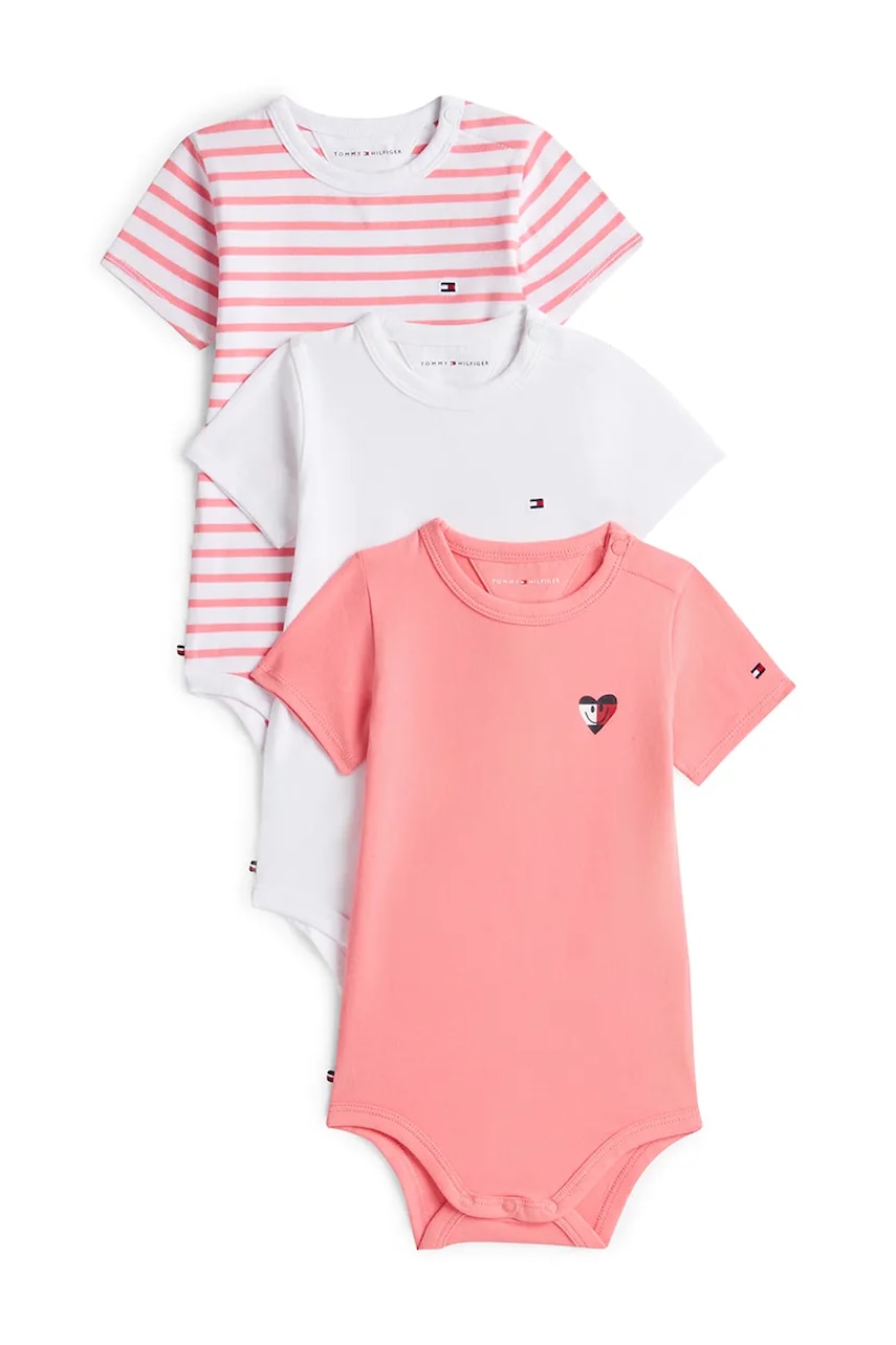 Tommy Hilfiger  body dětské bavlněné 3-pack