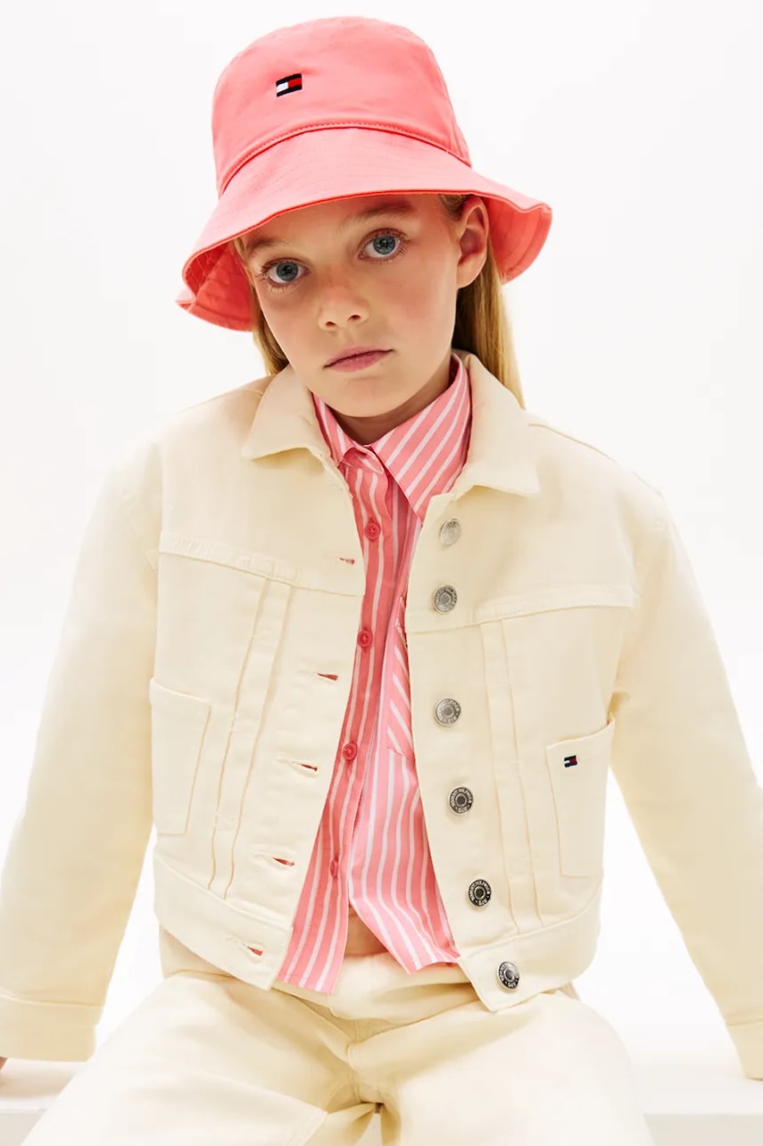Tommy Hilfiger  bucket klobouk dětský bavlněný