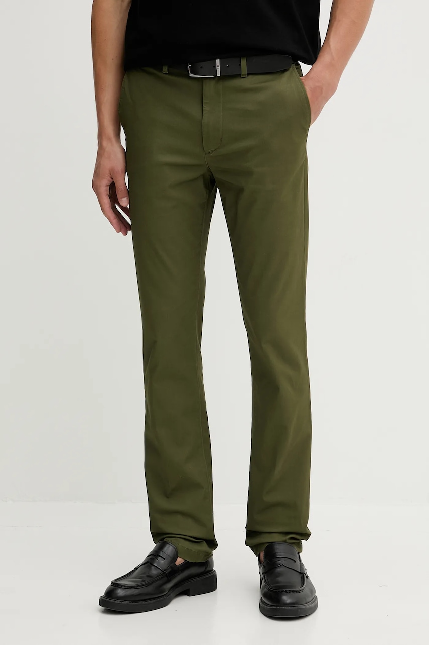 Tommy Hilfiger  chino kalhoty pánské bavlněné s elastanem