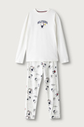 Tommy Hilfiger  dvoudílné pyžamo dětské bavlněné x Peanuts