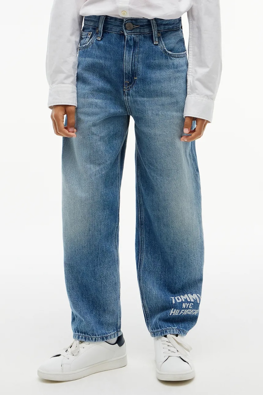 Tommy Hilfiger  džíny barrel dětské BARREL