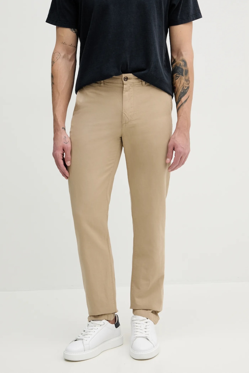 Tommy Hilfiger  Kalhoty s příměsí lnu