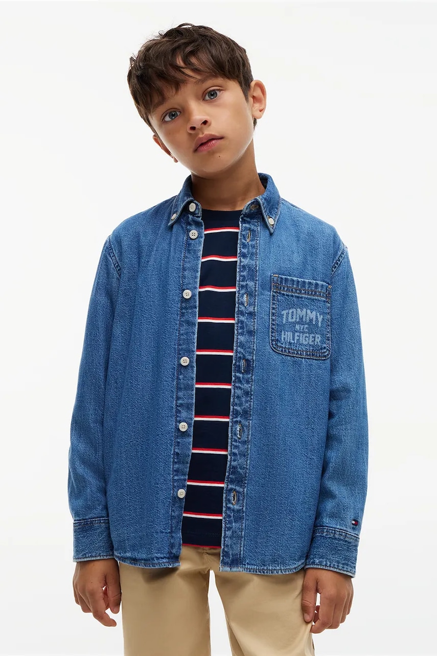 Tommy Hilfiger  košile dětská bavlněná