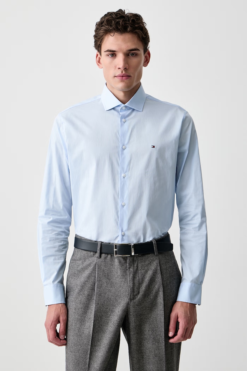 Tommy Hilfiger  košile pánská s bavlnou