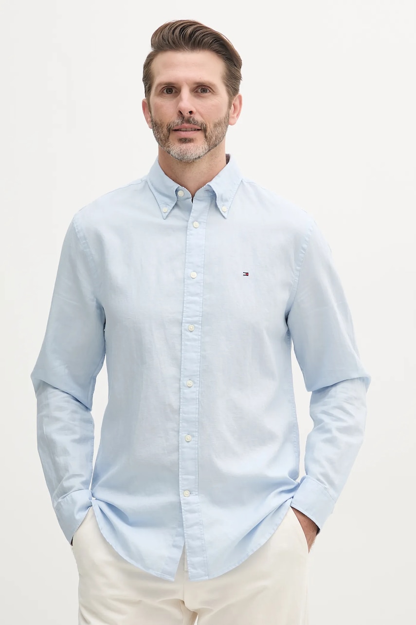 Tommy Hilfiger  Košile s příměsí lnu