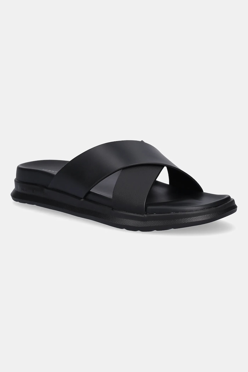 Tommy Hilfiger  Kožené pantofle  D DENSITY HILFIGER LTH CC SAND