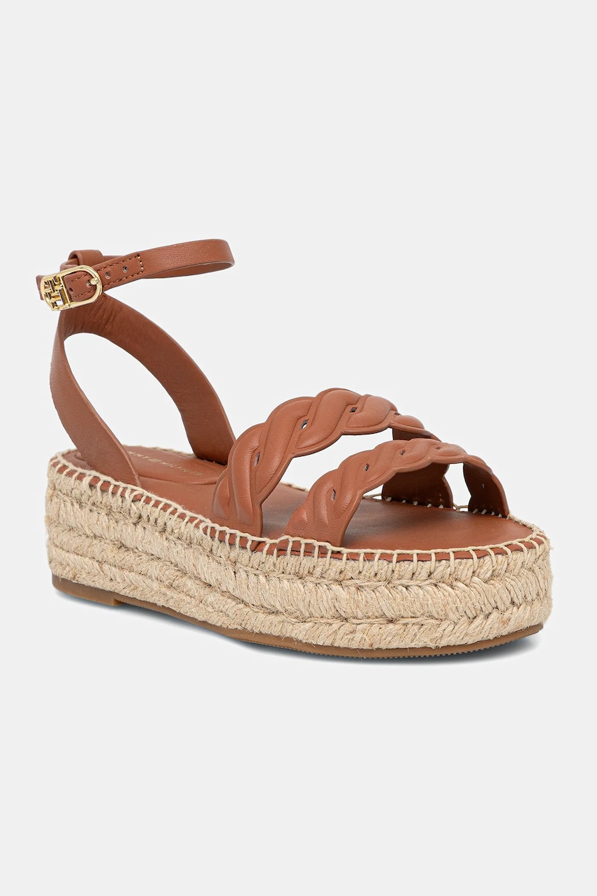 Tommy Hilfiger  Kožené sandály  LEATHER ROPE REAL ESPAD SANDAL