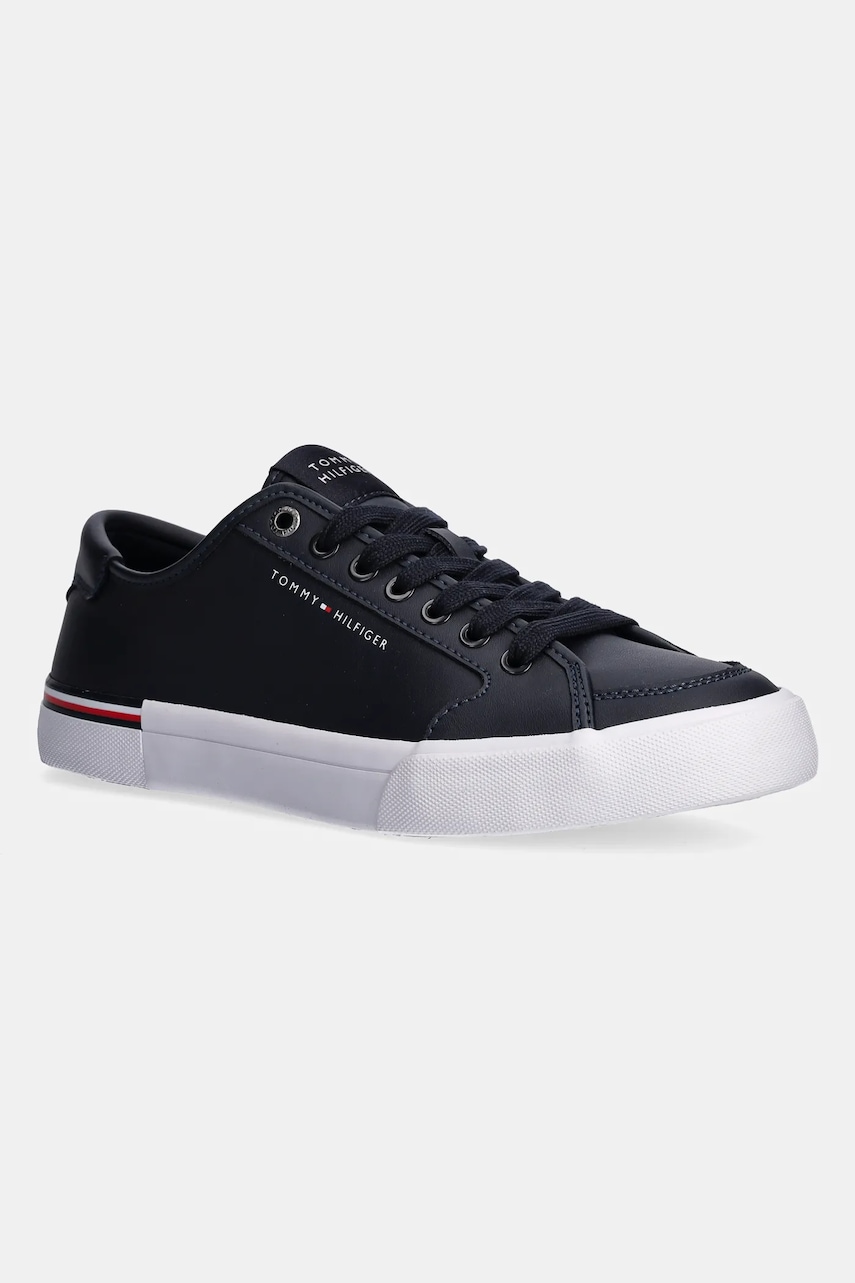 Tommy Hilfiger  Kožené sneakers boty  CORE CORPORATE VULC LEATHER