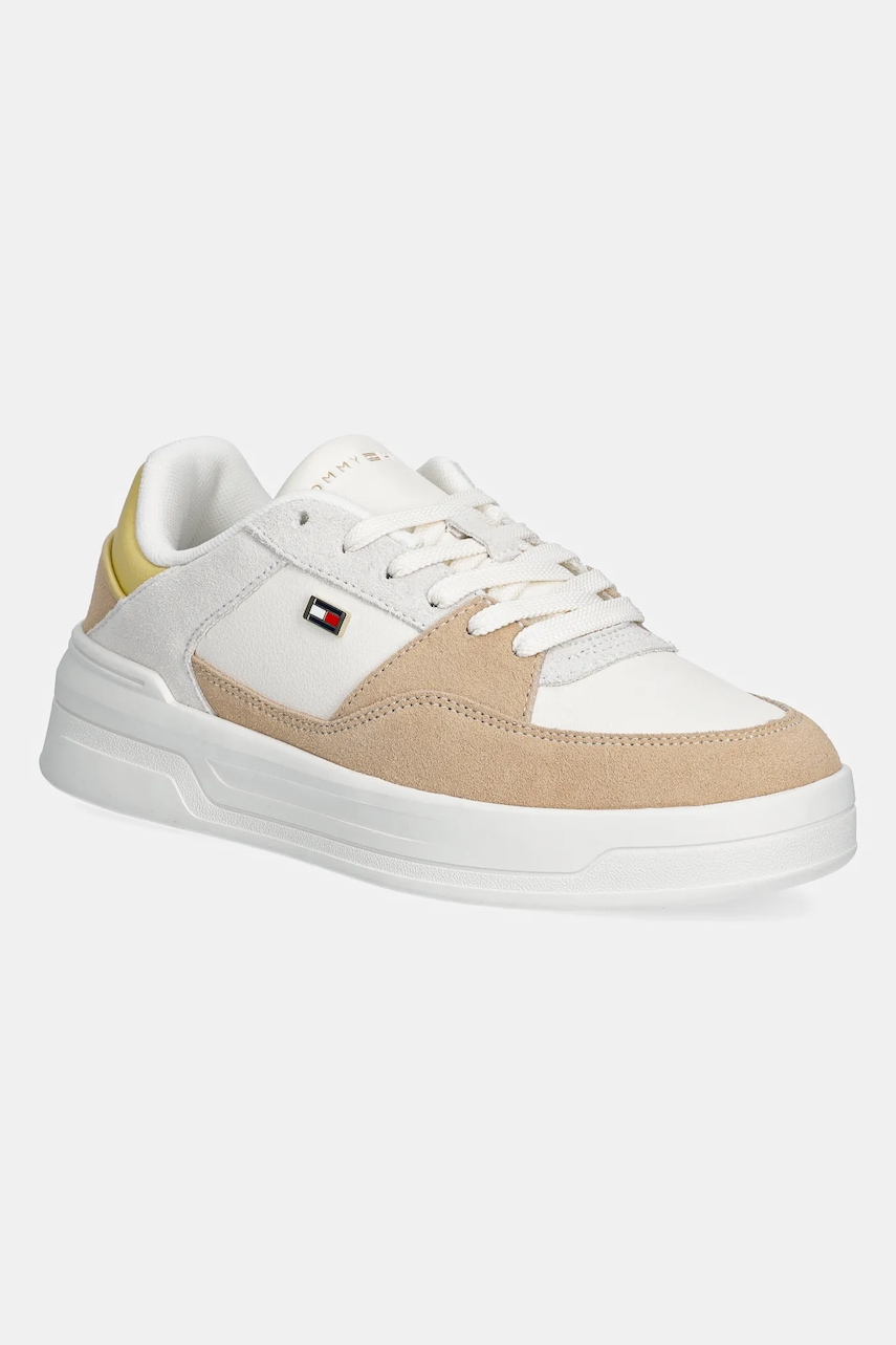 Tommy Hilfiger  Kožené sneakers boty  ESSENTIAL BASKET SNEAKER