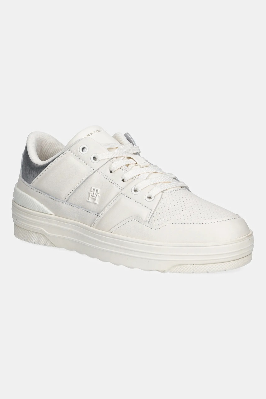 Tommy Hilfiger  Kožené sneakers boty  FEMININE BASKET SNEAKER