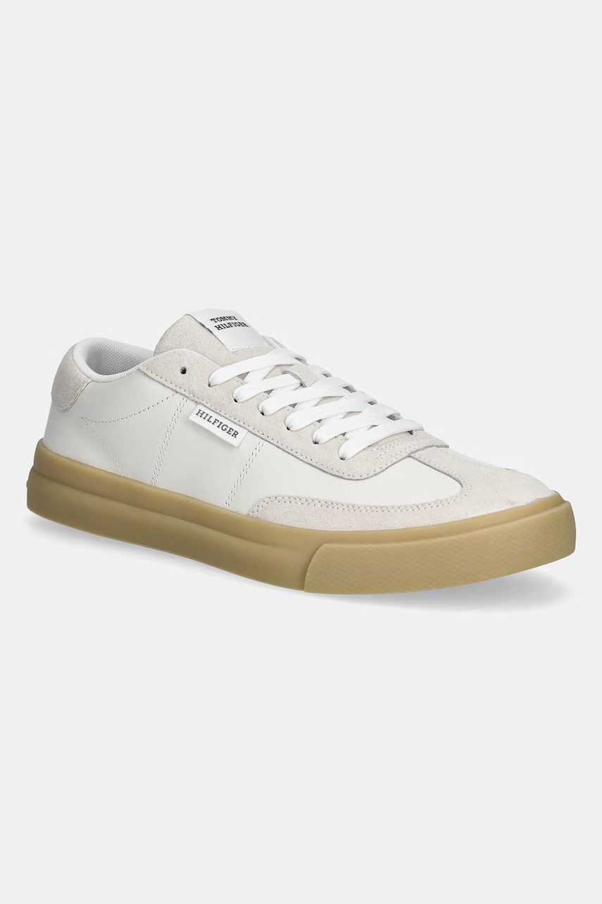 Tommy Hilfiger  Kožené sneakers boty  TH CUPSET SUMMER LTH