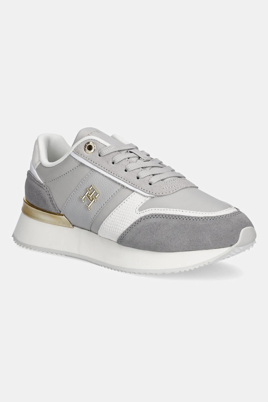 Tommy Hilfiger  Kožené sneakers boty  TH FASHION RUNNER