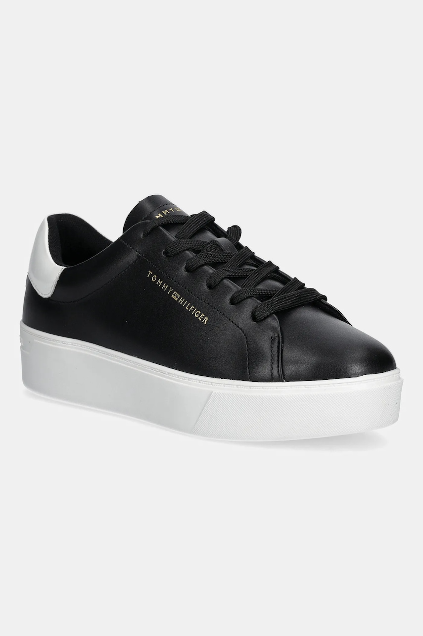 Tommy Hilfiger  Kožené tenisky  CHIC PLATFORM CUPSOLE PATENT