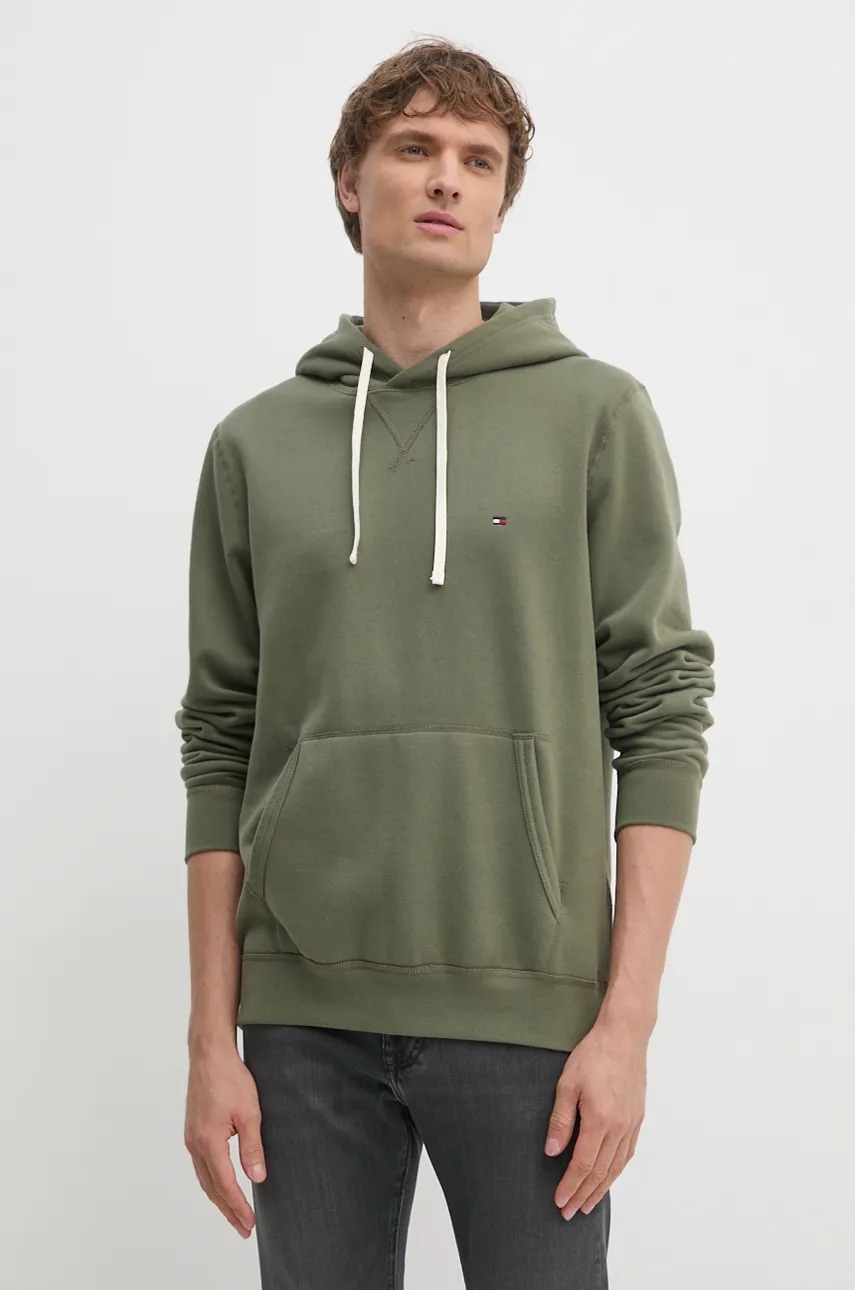 Tommy Hilfiger  mikina s kapucí pánská s bavlnou
