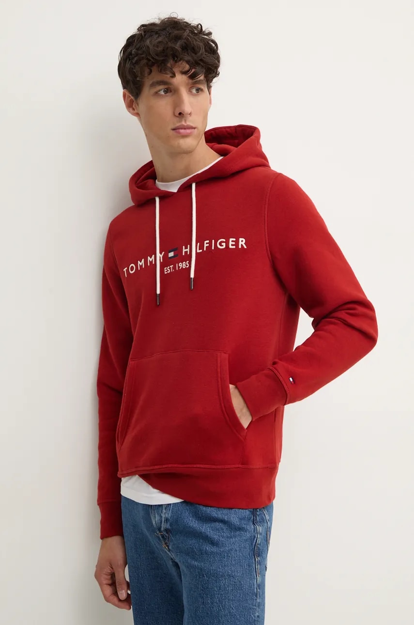Tommy Hilfiger  mikina s kapucí pánská s bavlnou