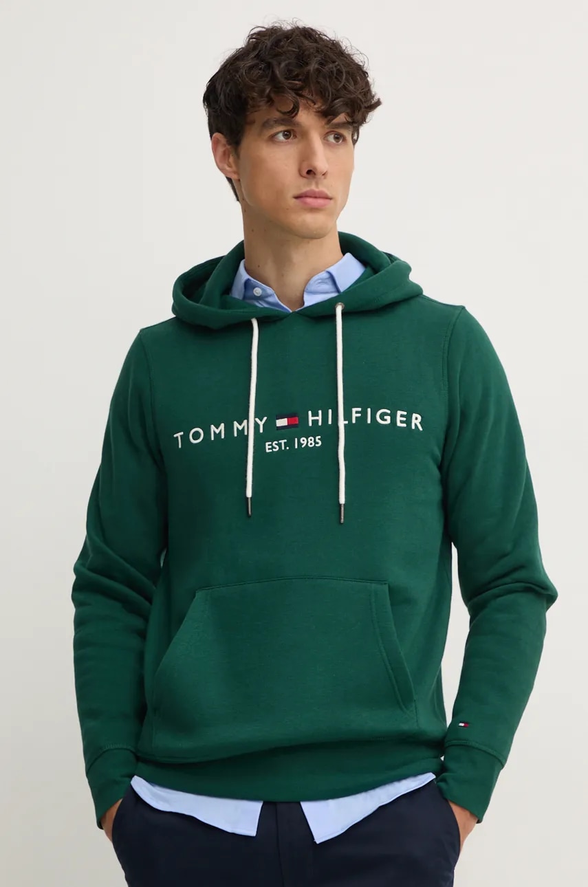 Tommy Hilfiger  mikina s kapucí pánská s bavlnou