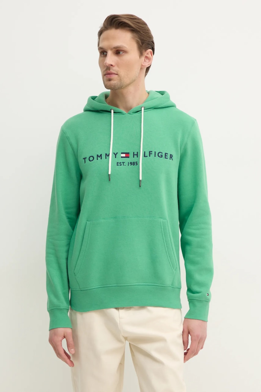 Tommy Hilfiger  mikina s kapucí pánská s bavlnou