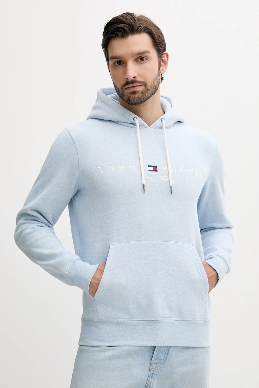 Tommy Hilfiger  mikina s kapucí pánská s bavlnou