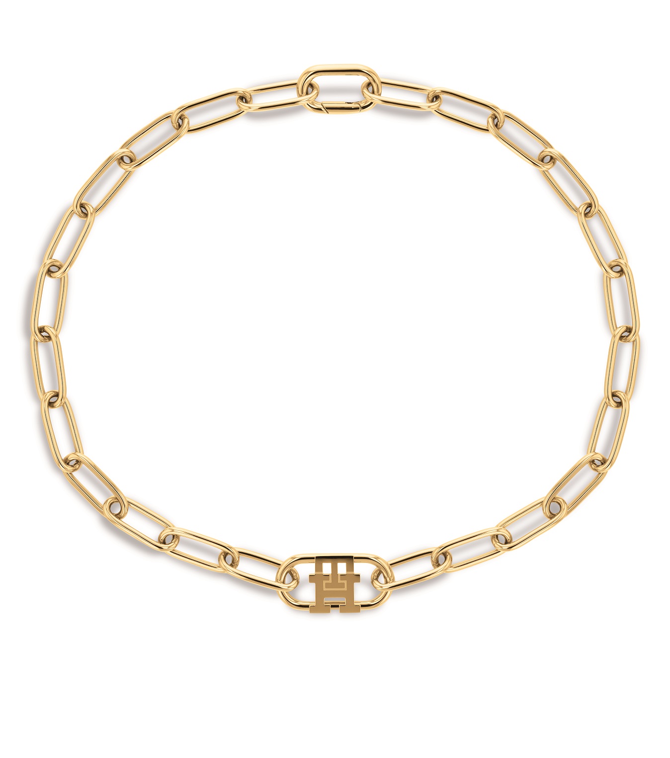 Tommy Hilfiger Módní pozlacený náhrdelník Monogram 2780721