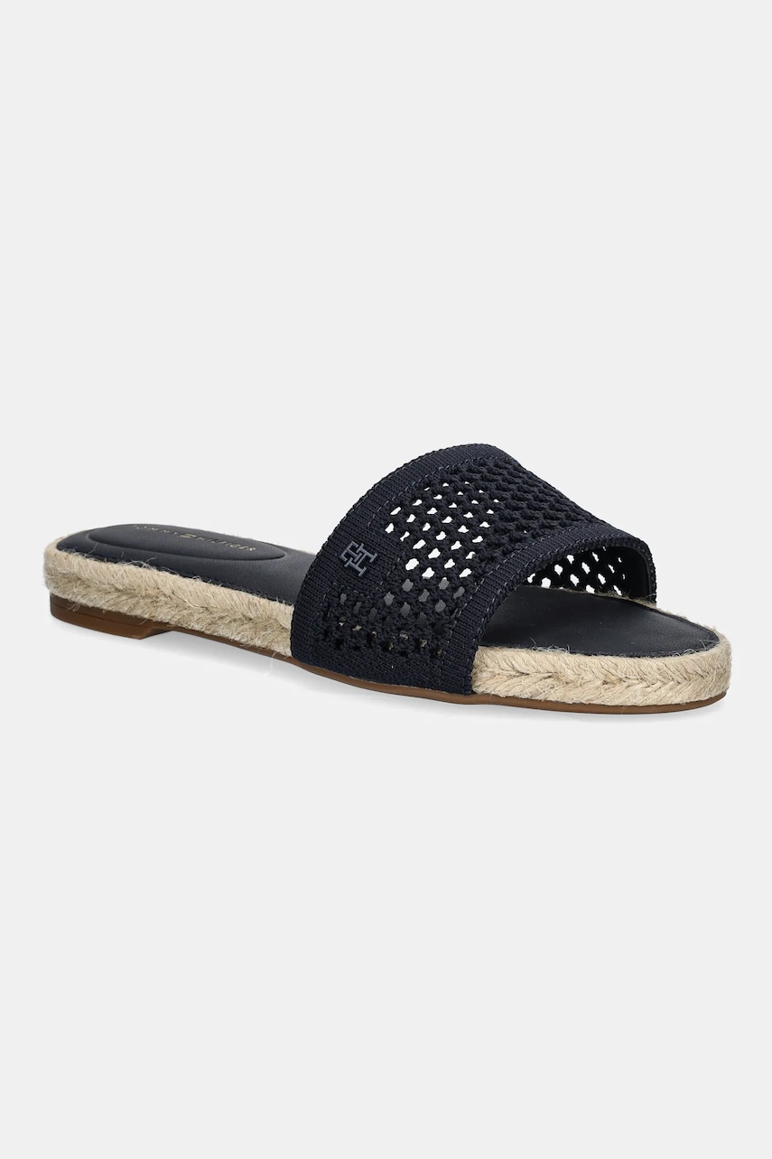 Tommy Hilfiger  Pantofle  KNIT MESH ESPADRILLE FLAT SANDAL