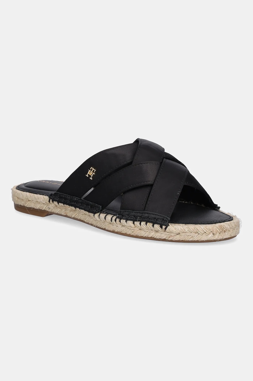 Tommy Hilfiger  Pantofle  SATIN ESPADRILLE MULE
