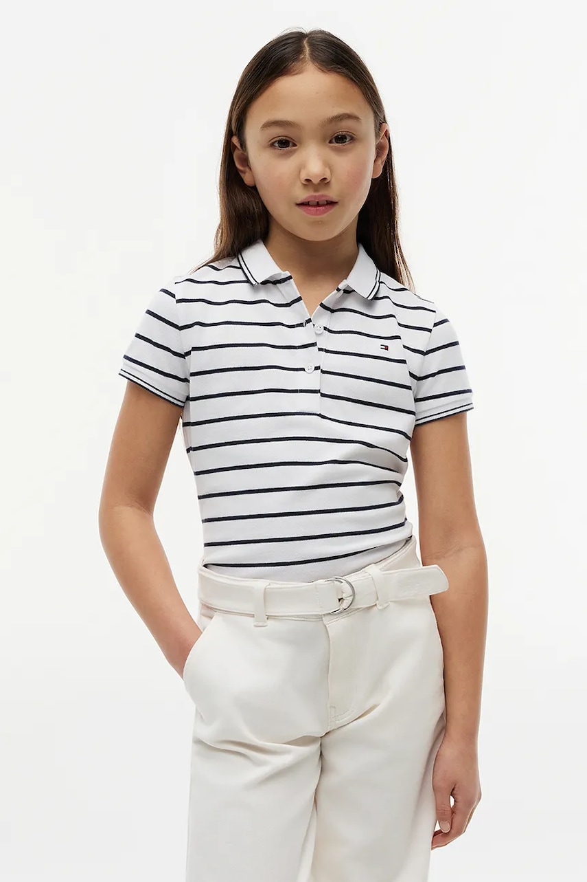 Tommy Hilfiger  polo dětské bavlněné s elastanem