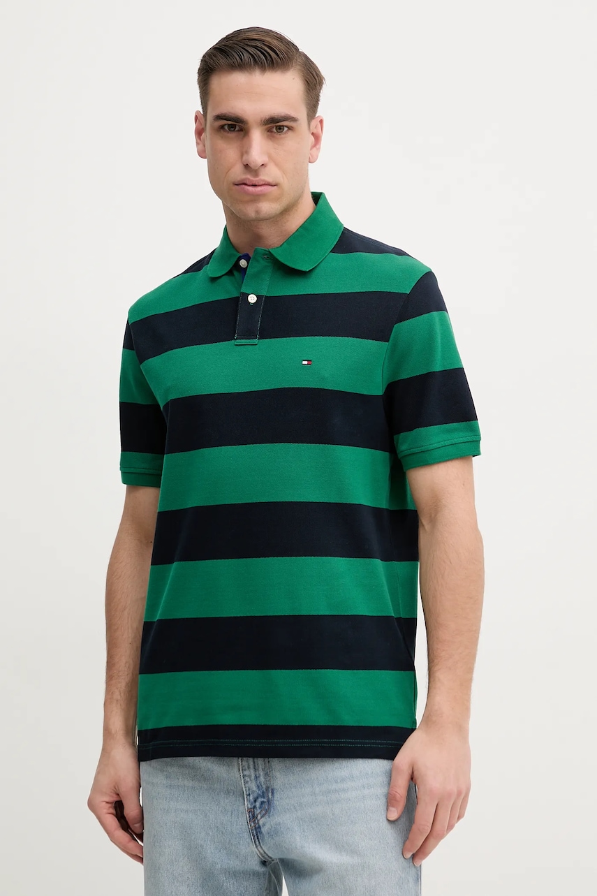 Tommy Hilfiger  polo pánské bavlněné s elastanem