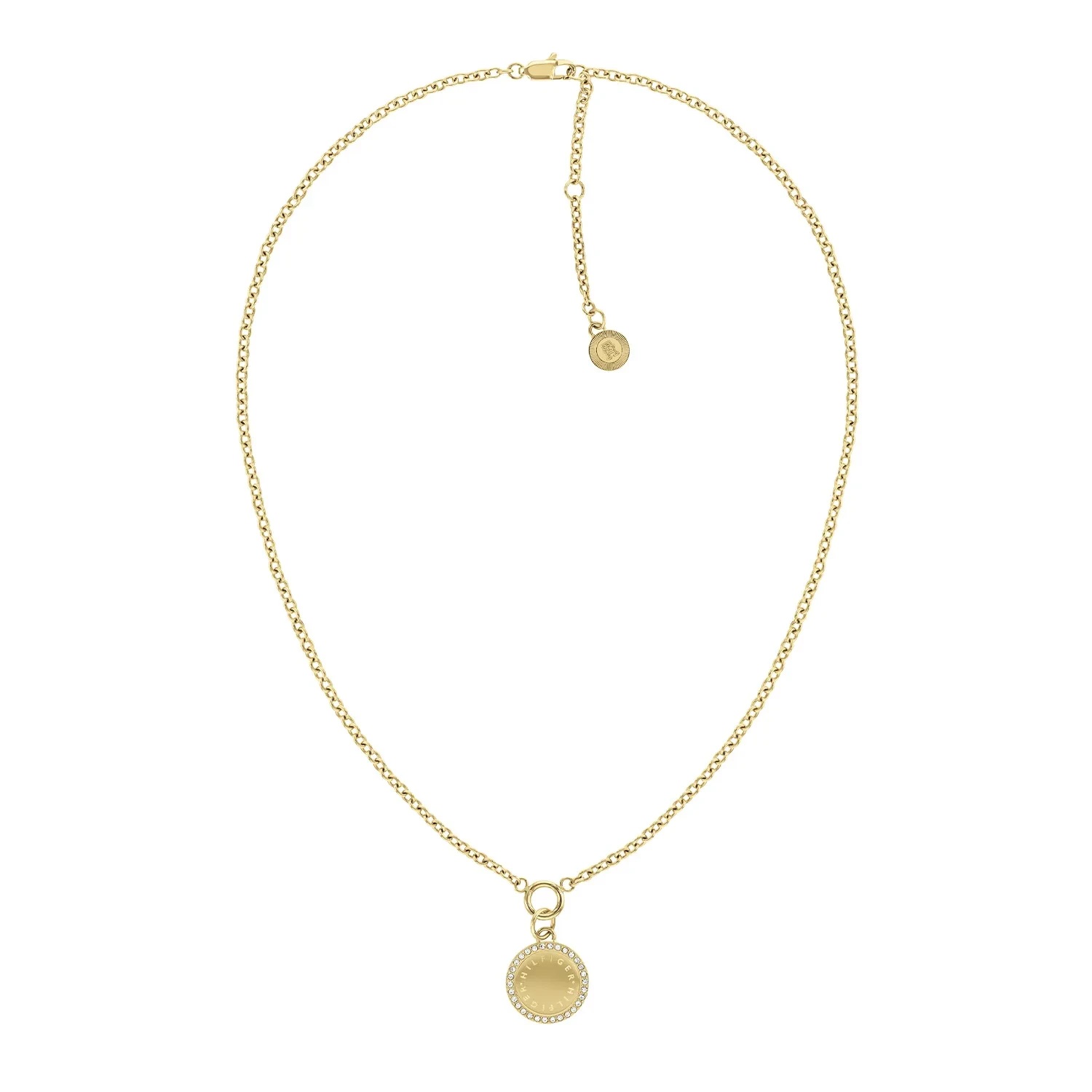 Tommy Hilfiger Pozlacený náhrdelník s krystaly Mini Crystals 2780903