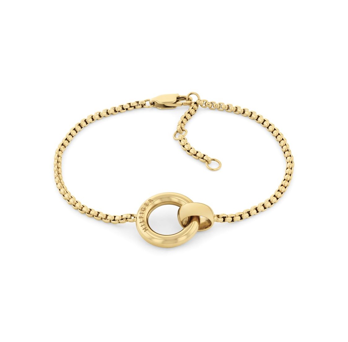 Tommy Hilfiger Pozlacený ocelový náramek pro ženy Circles 2780947