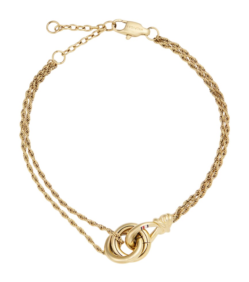 Tommy Hilfiger Pozlacený ocelový náramek pro ženy Nautical Knot 2780991