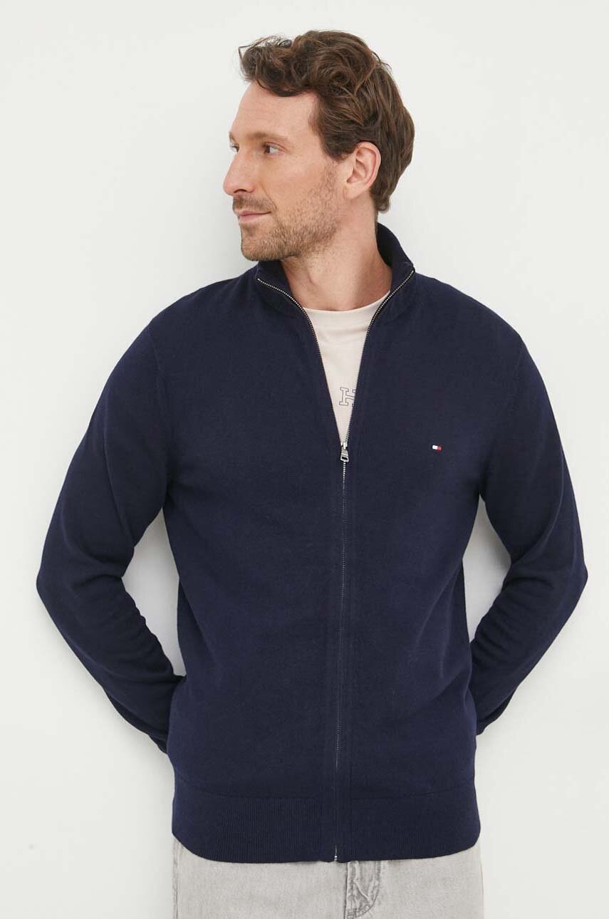 Tommy Hilfiger  rozepínací svetr pánský s bavlnou
