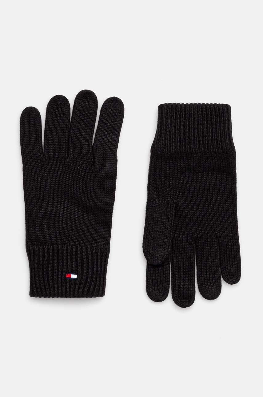 Tommy Hilfiger  rukavice pánské s příměsí kašmíru