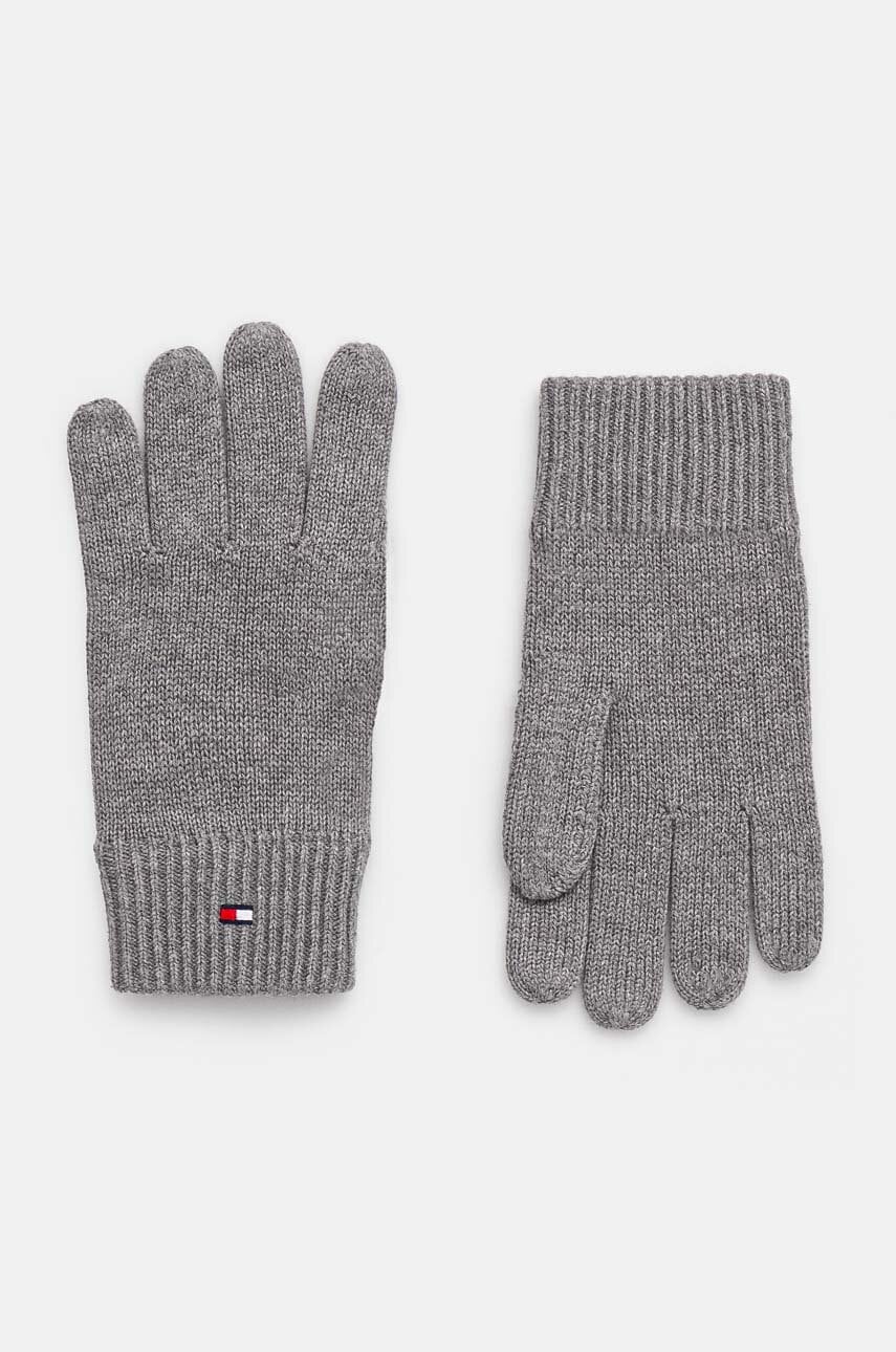 Tommy Hilfiger  rukavice pánské s příměsí kašmíru