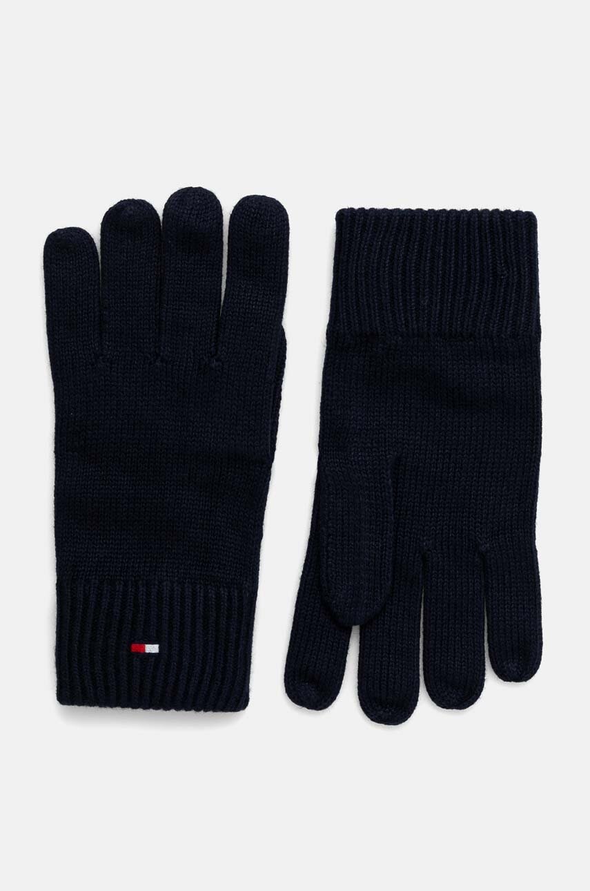 Tommy Hilfiger  rukavice pánské s příměsí kašmíru