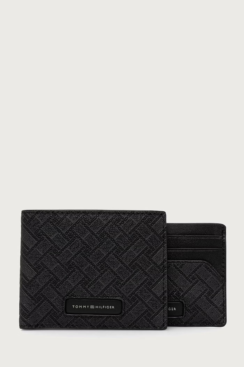 Tommy Hilfiger  sada peněženky a pouzdra na karty pánská kožená