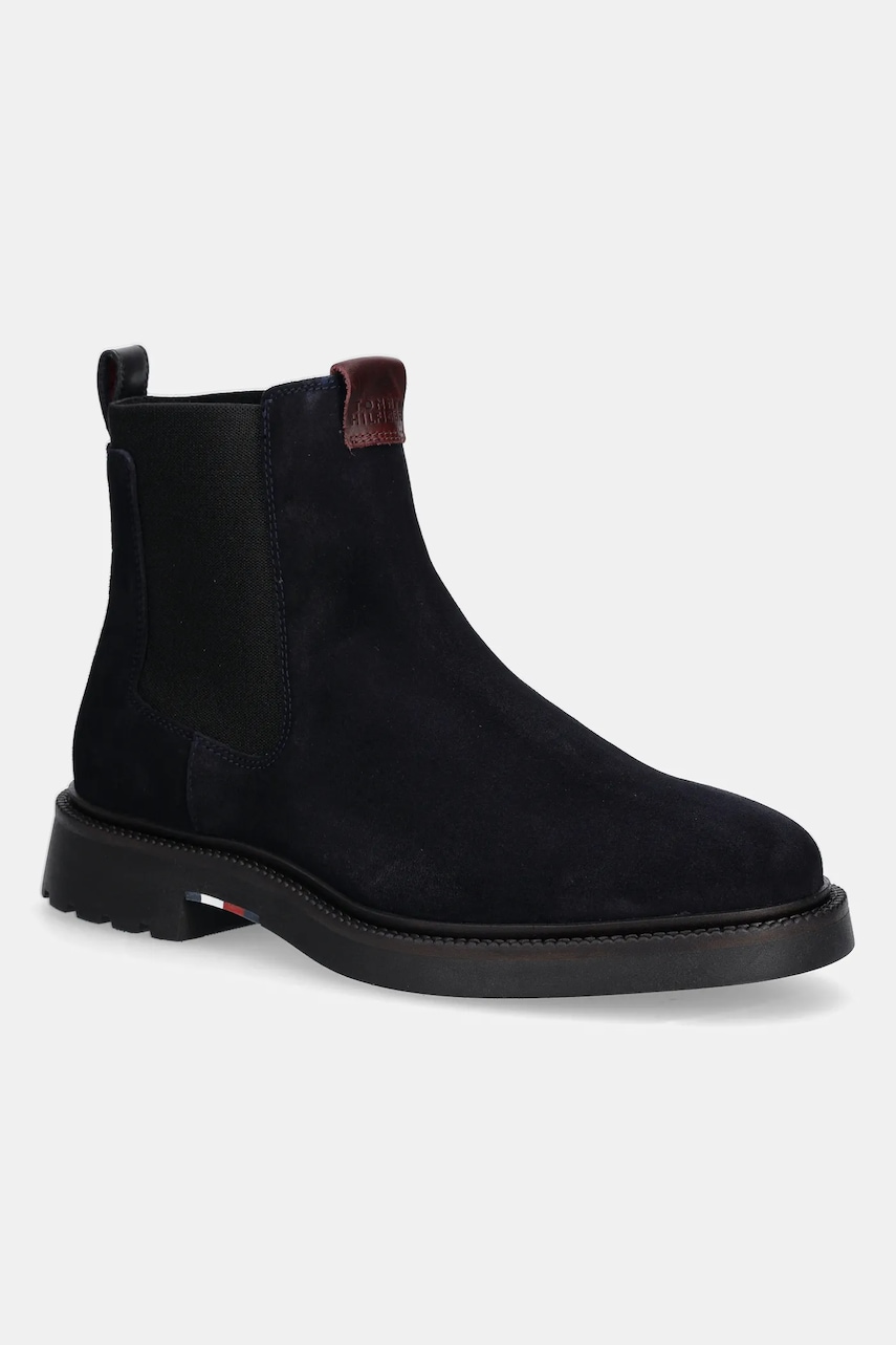 Tommy Hilfiger  Semišové kotníkové boty  COMFORT LWT SDE CHELSEA