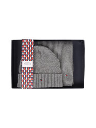 Tommy Hilfiger Set - ESSENTIAL SCARF & BE grey