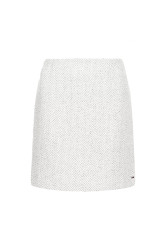 Tommy Hilfiger Skirt - WOOL BLEND HERRINGB SHORT SKIRT grey