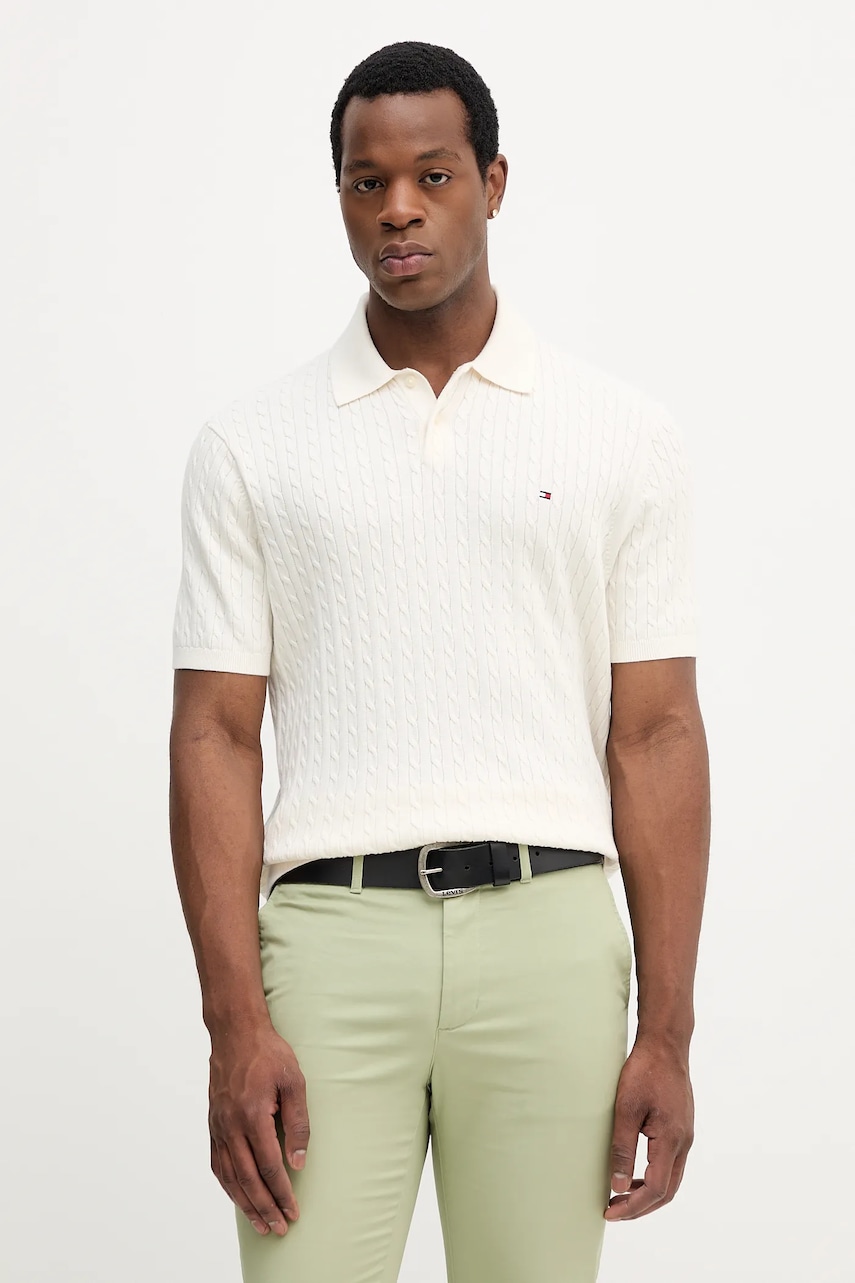 Tommy Hilfiger  svetrové polo pánské bavlněné