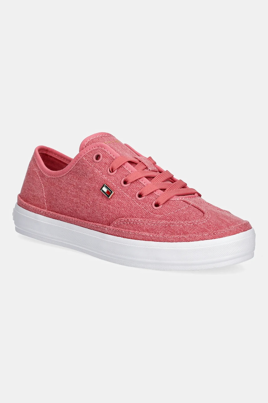 Tommy Hilfiger  Tenisky  WASHED CANVAS VULC SNEAKER