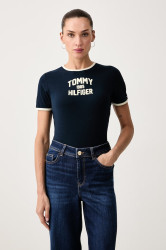 Tommy Hilfiger  tričko dámské bavlněné s elastanem