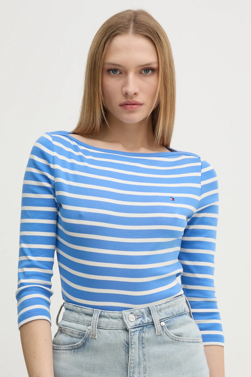 Tommy Hilfiger  tričko s dlouhým rukávem dámské bavlněné