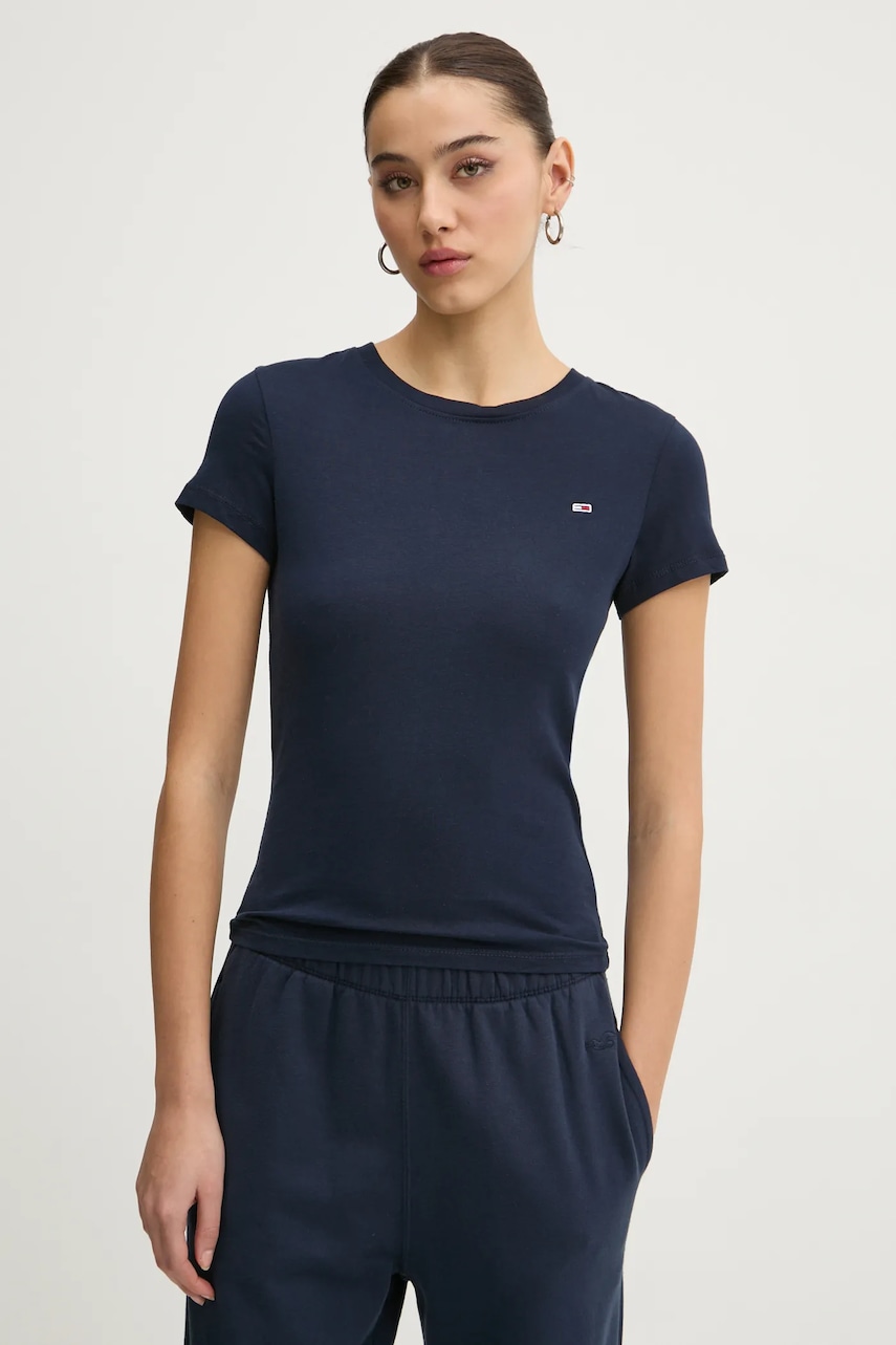 Tommy Jeans  basic tričko dámské bavlněné