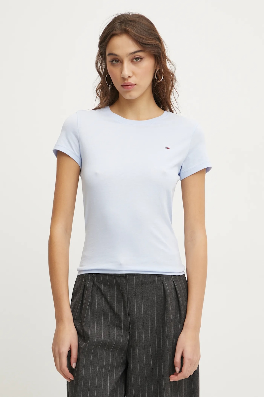 Tommy Jeans  basic tričko dámské bavlněné