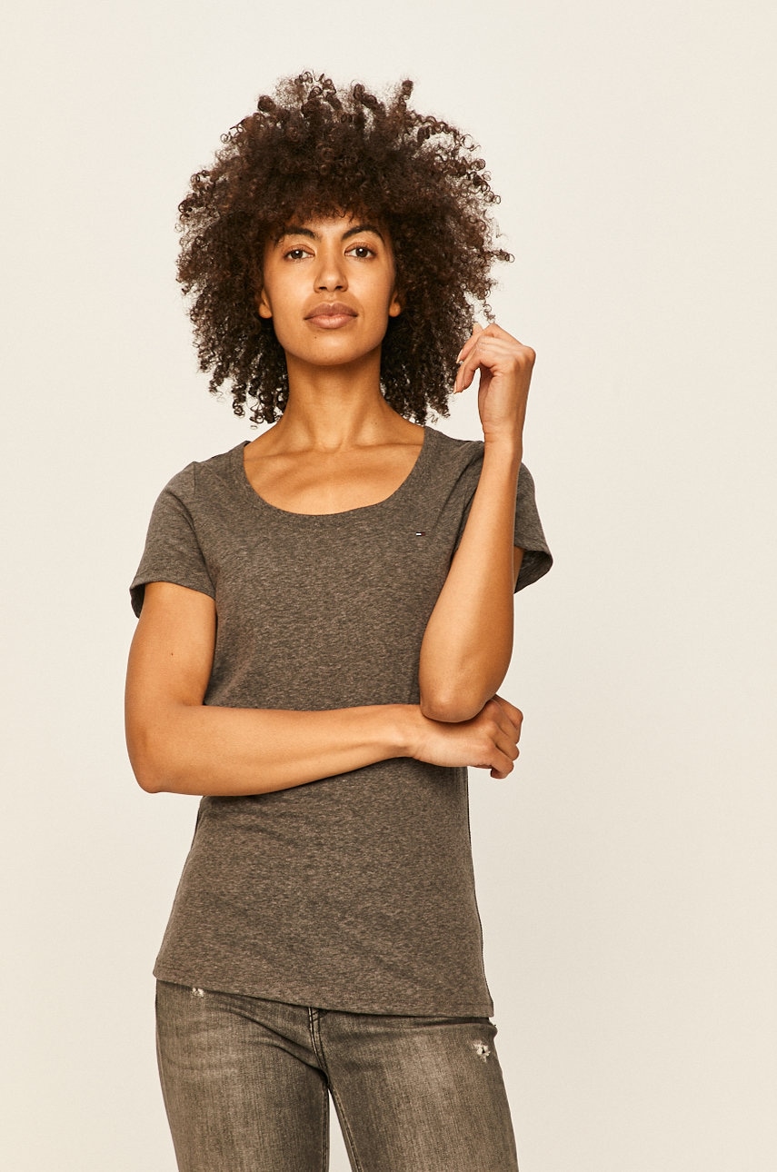 Tommy Jeans  basic tričko dámské s bavlnou