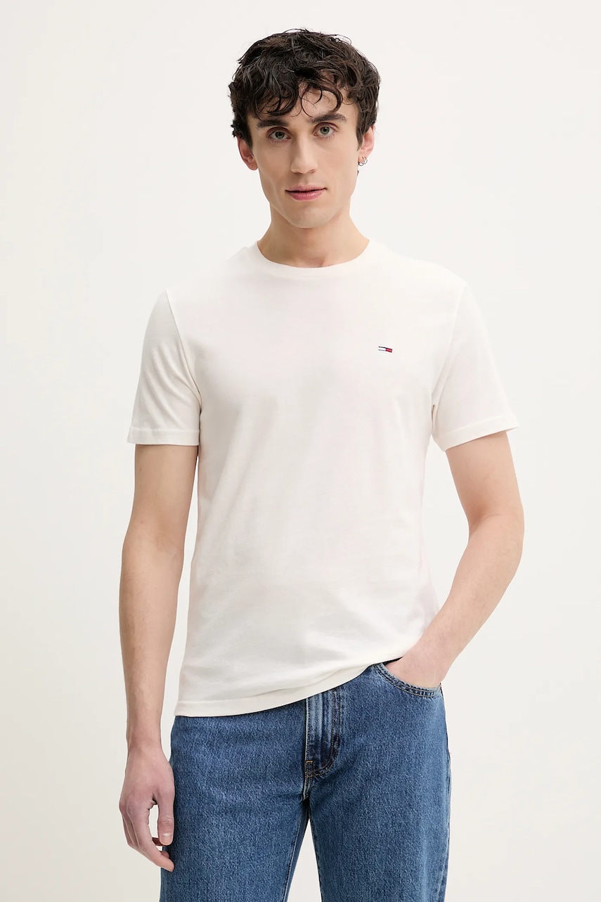 Tommy Jeans  basic tričko pánské bavlněné 2-pack